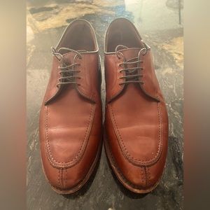 Mens Allen Edmonds light brown traditional Dress shoes 8.5 D